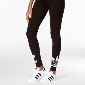 Adidas trefoil leggings